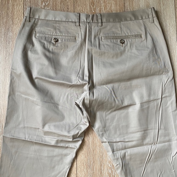 Men’s Bonobos Wednesday Slim Fit Flat Front Khaki Pants Size 38 Waist 30 Inseam - Picture 9 of 11